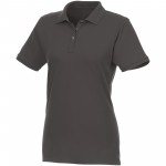 37503890-Beryl - organiczne damska polo z krótkim rękawem z recyclingu-Storm Grey xs