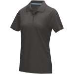 37509893-Damska organiczna koszulka polo Graphite z certyfikatem GOTS-Szary sztormowy l