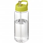 21044612-Bidon H2O Active® Octave Tritan™ o pojemności 600 ml z dzióbkiem-Przezroczysty bezbarwny, Limonka