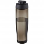 21044890-H2O Active® Eco Tempo 700 ml bidon z klapką-Czarny, Ciemnografitowy