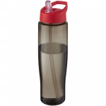 21044921-H2O Active® Eco Tempo 700 ml bidon z wyciąganym dzióbkiem-Czerwony, Ciemnografitowy