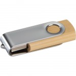 2087701-Pendrive drewniany 4GB-Brązowy