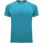 R04074U1-Bahrain sportowa koszulka męska z krótkim rękawem-Turkusowy s
