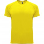 K04071BH-Bahrain sportowa koszulka dziecięca z krótkim rękawem-Żółty 8