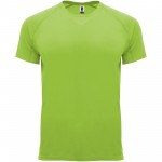 K04072XH-Bahrain sportowa koszulka dziecięca z krótkim rękawem-Lime / Green Lime 8