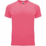 K04074QH-Bahrain sportowa koszulka dziecięca z krótkim rękawem-Fluor Lady Pink 8