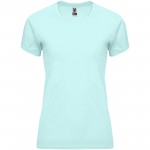R04083B5-Bahrain sportowa koszulka damska z krótkim rękawem-Zielony miętowy 2xl