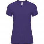 R04083E1-Bahrain sportowa koszulka damska z krótkim rękawem-Mauve s