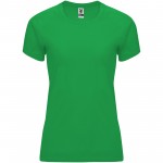 R04085D2-Bahrain sportowa koszulka damska z krótkim rękawem-Green Fern m