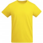R66981B4-Breda koszulka męska z krótkim rękawem-Żółty xl