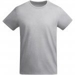 K66982UJ-Breda koszulka dziecięca z krótkim rękawem-Marl Grey 9/10