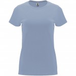 R66831W1-Capri koszulka damska z krótkim rękawem-Zen Blue s