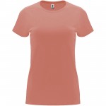 R66833K1-Capri koszulka damska z krótkim rękawem-Clay Orange s