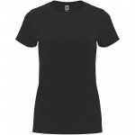 R66834B6-Capri koszulka damska z krótkim rękawem-Dark Lead 3xl