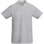 R66172U1-Prince koszulka polo z krótkim rękawem-Marl Grey s