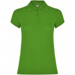 R66345C2-Star koszulka damska polo z krótkim rękawem-Grass Green m