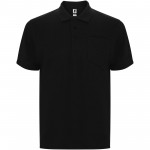 R66073O1-Centauro Premium koszulka polo unisex z krótkim rękawem-Czarny s