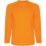 R04153L3-Montecarlo long sleeve men's sports t-shirt-Fluor Orange l