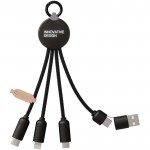 2PX17990-SCX.design C14 kabel do ładowania 5 w 1 o mocy 15 W-Czarny